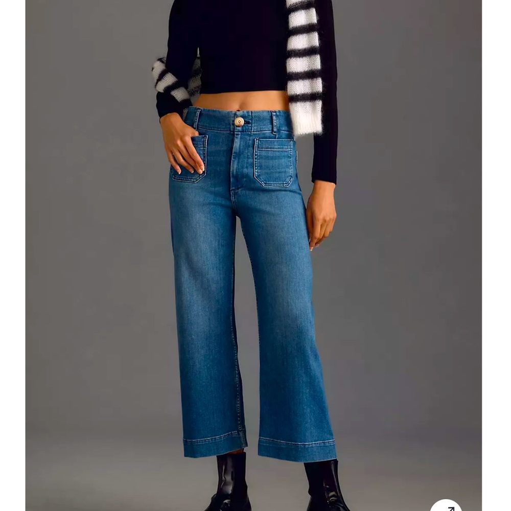 Wide leg jeans by Maeve